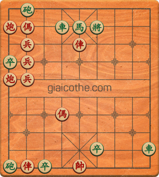 Bàn cờ tướng bài tập Cờ Tướng Khó Nhất màn 3 ván 253 - Độ khó Khó