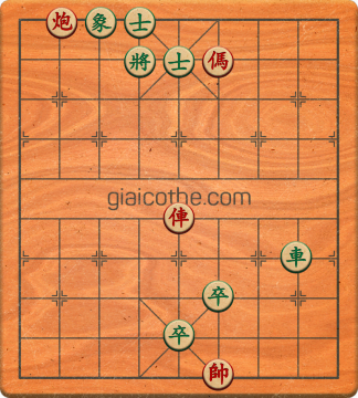 Bàn cờ tướng bài tập Cờ Tướng Khó Nhất màn 3 ván 256 - Độ khó Khó