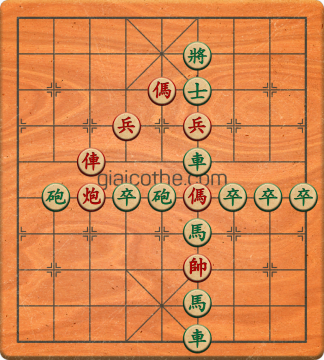 Bàn cờ tướng bài tập Cờ Tướng Khó Nhất màn 3 ván 257 - Độ khó Khó