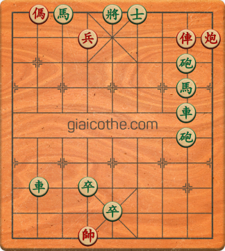 Bàn cờ tướng bài tập Cờ Tướng Khó Nhất màn 3 ván 258 - Độ khó Khó