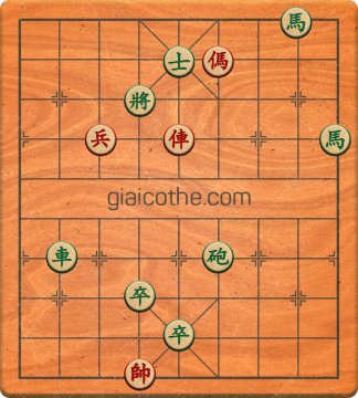 Bàn cờ tướng bài tập Cờ Tướng Khó Nhất màn 3 ván 259 - Độ khó Khó