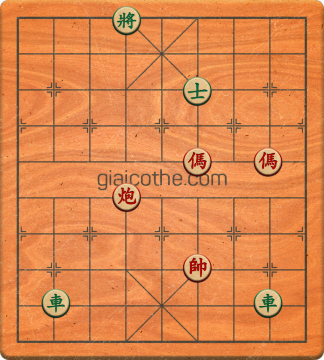 Bàn cờ tướng bài tập Cờ Tướng Khó Nhất màn 3 ván 260 - Độ khó Khó