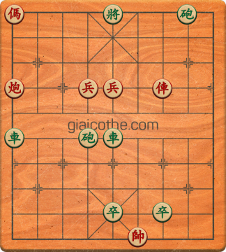 Bàn cờ tướng bài tập Cờ Tướng Khó Nhất màn 3 ván 262 - Độ khó Khó