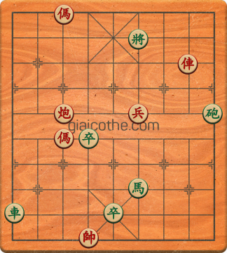 Bàn cờ tướng bài tập Cờ Tướng Khó Nhất màn 3 ván 267 - Độ khó Khó