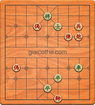 Bàn cờ tướng bài tập Cờ Tướng Khó Nhất màn 3 ván 268 - Độ khó Khó