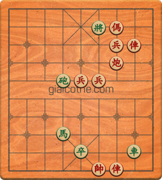 Bàn cờ tướng bài tập Cờ Tướng Khó Nhất màn 3 ván 269 - Độ khó Khó