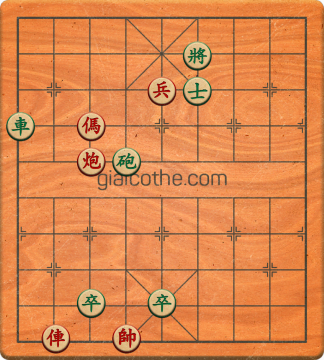 Bàn cờ tướng bài tập Cờ Tướng Khó Nhất màn 3 ván 27 - Độ khó Khó