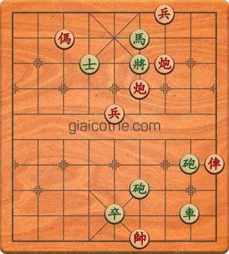 Bàn cờ tướng bài tập Cờ Tướng Khó Nhất màn 3 ván 272 - Độ khó Khó