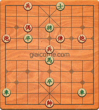 Bàn cờ tướng bài tập Cờ Tướng Khó Nhất màn 3 ván 278 - Độ khó Khó