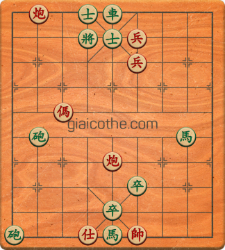 Bàn cờ tướng bài tập Cờ Tướng Khó Nhất màn 3 ván 279 - Độ khó Khó