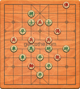 Bàn cờ tướng bài tập Cờ Tướng Khó Nhất màn 3 ván 282 - Độ khó Khó