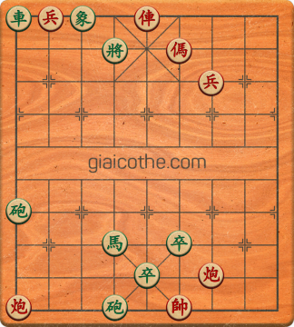 Bàn cờ tướng bài tập Cờ Tướng Khó Nhất màn 3 ván 284 - Độ khó Khó