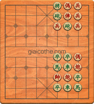 Bàn cờ tướng bài tập Cờ Tướng Khó Nhất màn 3 ván 288 - Độ khó Khó