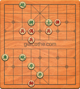 Bàn cờ tướng bài tập Cờ Tướng Khó Nhất màn 3 ván 290 - Độ khó Khó