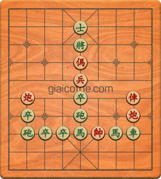 Bàn cờ tướng bài tập Cờ Tướng Khó Nhất màn 3 ván 291 - Độ khó Khó