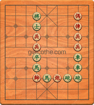 Bàn cờ tướng bài tập Cờ Tướng Khó Nhất màn 3 ván 294 - Độ khó Khó