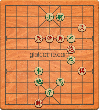 Bàn cờ tướng bài tập Cờ Tướng Khó Nhất màn 3 ván 295 - Độ khó Khó