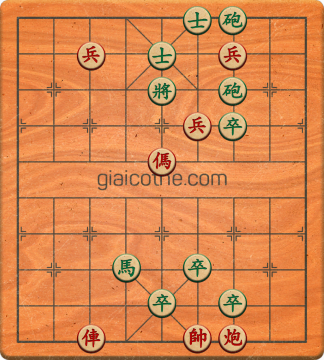 Bàn cờ tướng bài tập Cờ Tướng Khó Nhất màn 3 ván 297 - Độ khó Khó