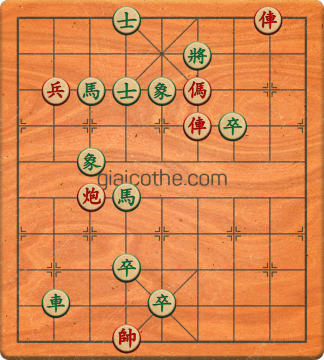 Bàn cờ tướng bài tập Cờ Tướng Khó Nhất màn 3 ván 298 - Độ khó Khó