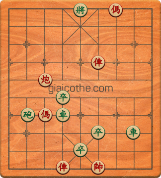 Bàn cờ tướng bài tập Cờ Tướng Khó Nhất màn 3 ván 30 - Độ khó Khó