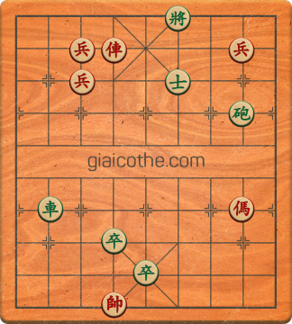 Bàn cờ tướng bài tập Cờ Tướng Khó Nhất màn 3 ván 303 - Độ khó Khó