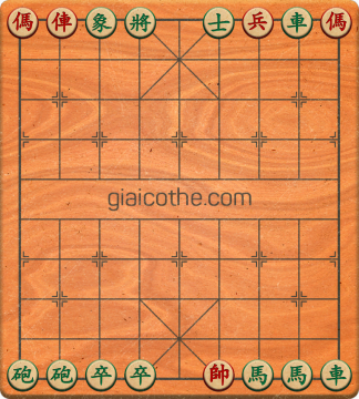 Bàn cờ tướng bài tập Cờ Tướng Khó Nhất màn 3 ván 304 - Độ khó Khó