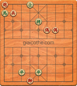 Bàn cờ tướng bài tập Cờ Tướng Khó Nhất màn 3 ván 308 - Độ khó Khó