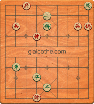 Bàn cờ tướng bài tập Cờ Tướng Khó Nhất màn 3 ván 311 - Độ khó Khó