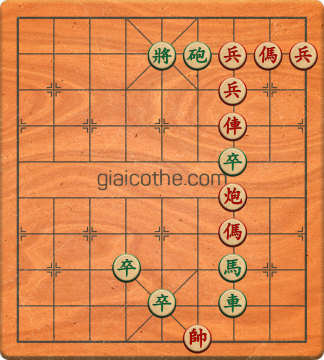 Bàn cờ tướng bài tập Cờ Tướng Khó Nhất màn 3 ván 314 - Độ khó Khó