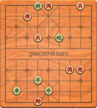 Bàn cờ tướng bài tập Cờ Tướng Khó Nhất màn 3 ván 315 - Độ khó Khó