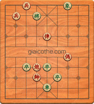 Bàn cờ tướng bài tập Cờ Tướng Khó Nhất màn 3 ván 330 - Độ khó Khó