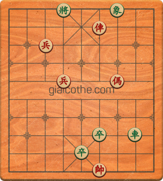 Bàn cờ tướng bài tập Cờ Tướng Khó Nhất màn 3 ván 335 - Độ khó Khó