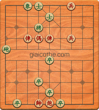 Bàn cờ tướng bài tập Cờ Tướng Khó Nhất màn 3 ván 336 - Độ khó Khó