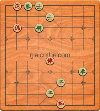 Bàn cờ tướng bài tập Cờ Tướng Khó Nhất màn 3 ván 344 - Độ khó Khó