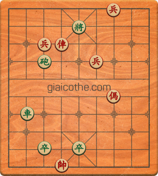 Bàn cờ tướng bài tập Cờ Tướng Khó Nhất màn 3 ván 348 - Độ khó Khó