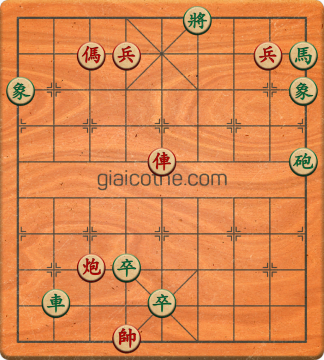 Bàn cờ tướng bài tập Cờ Tướng Khó Nhất màn 3 ván 35 - Độ khó Khó