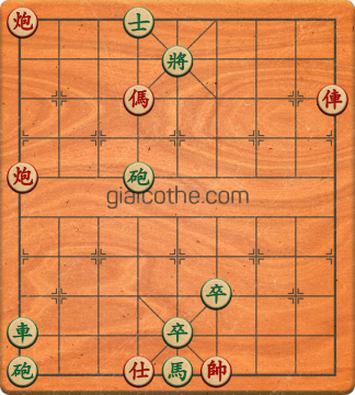 Bàn cờ tướng bài tập Cờ Tướng Khó Nhất màn 3 ván 350 - Độ khó Khó