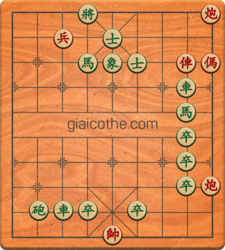 Bàn cờ tướng bài tập Cờ Tướng Khó Nhất màn 3 ván 353 - Độ khó Khó