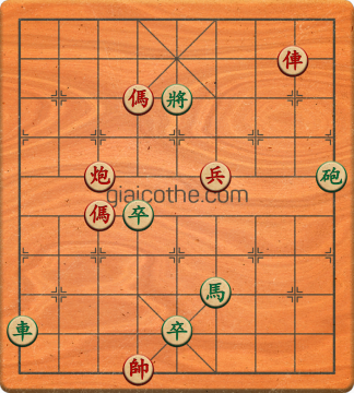 Bàn cờ tướng bài tập Cờ Tướng Khó Nhất màn 3 ván 357 - Độ khó Khó