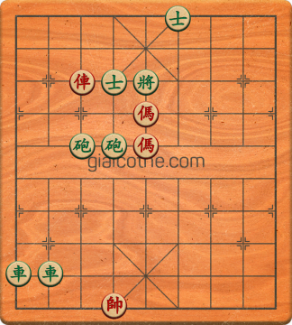 Bàn cờ tướng bài tập Cờ Tướng Khó Nhất màn 3 ván 359 - Độ khó Khó