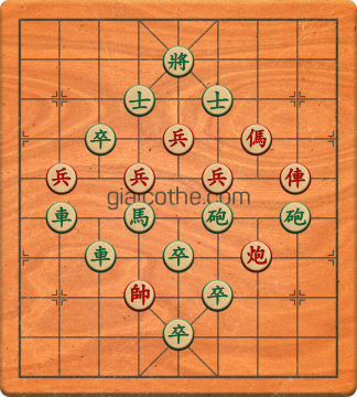 Bàn cờ tướng bài tập Cờ Tướng Khó Nhất màn 3 ván 368 - Độ khó Khó