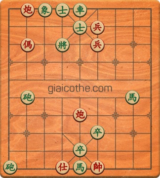 Bàn cờ tướng bài tập Cờ Tướng Khó Nhất màn 3 ván 370 - Độ khó Khó