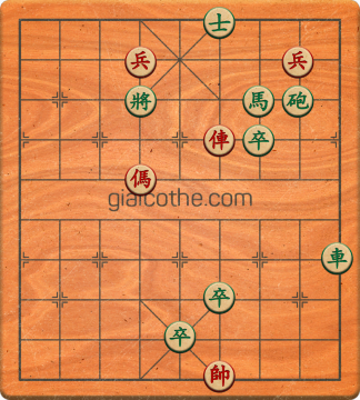 Bàn cờ tướng bài tập Cờ Tướng Khó Nhất màn 3 ván 373 - Độ khó Khó