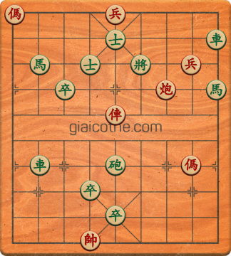 Bàn cờ tướng bài tập Cờ Tướng Khó Nhất màn 3 ván 379 - Độ khó Khó