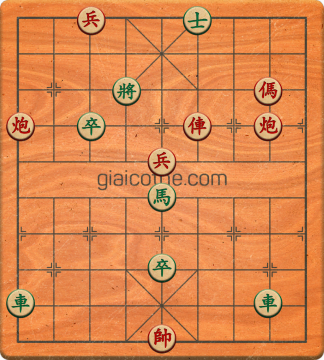 Bàn cờ tướng bài tập Cờ Tướng Khó Nhất màn 3 ván 380 - Độ khó Khó