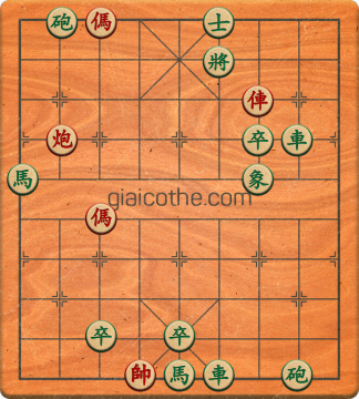 Bàn cờ tướng bài tập Cờ Tướng Khó Nhất màn 3 ván 382 - Độ khó Khó