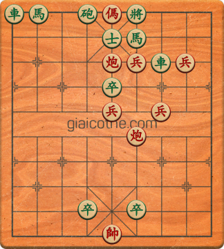 Bàn cờ tướng bài tập Cờ Tướng Khó Nhất màn 3 ván 387 - Độ khó Khó