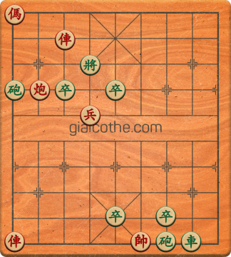 Bàn cờ tướng bài tập Cờ Tướng Khó Nhất màn 3 ván 389 - Độ khó Khó