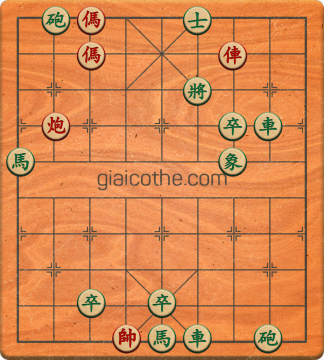 Bàn cờ tướng bài tập Cờ Tướng Khó Nhất màn 3 ván 390 - Độ khó Khó