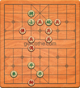 Bàn cờ tướng bài tập Cờ Tướng Khó Nhất màn 3 ván 392 - Độ khó Khó